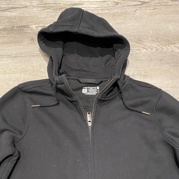 Carhartt Relaxed Fit Full Zip Hoodie Women’s Size Medium - Picture 3 of 4